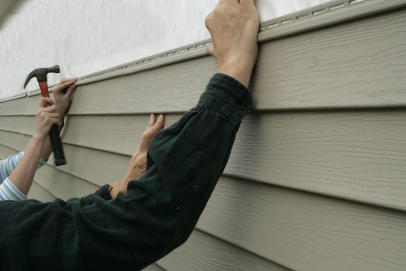 Close-up of Siding Materials